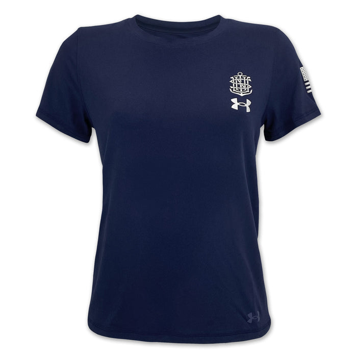 Under Armour Women's Navy 250th Tech T-Shirt (Navy)