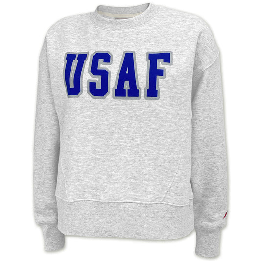 USAF Ladies Boxy Crew (Ash)