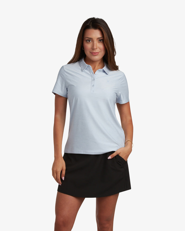 Women's Weekender Polo - Mist Blue