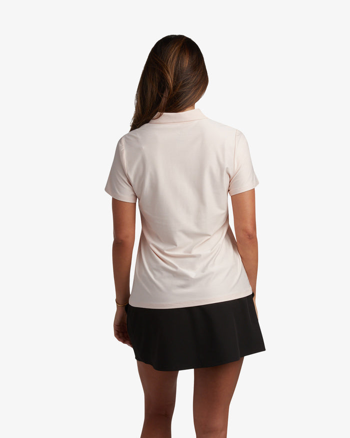 Women's Weekender Polo - Peach Blush