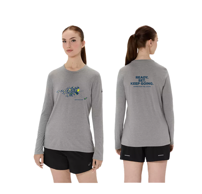WRC ASICS Tri-Blend Long Sleeve - Heather Grey
