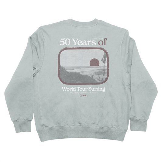 WSL50 Bells Beach Oversized Crew Sweatshirt - Unisex