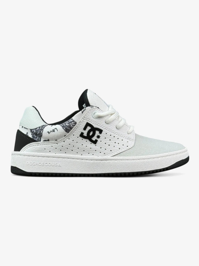 Zapatillas Dc Plaza Tc Tx Ss Mujer Blanco Negro Print