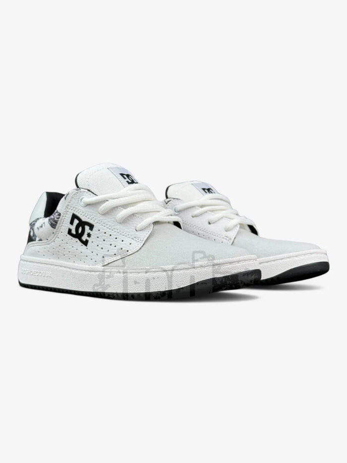 Zapatillas Dc Plaza Tc Tx Ss Mujer Blanco Negro Print