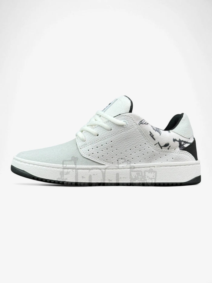 Zapatillas Dc Plaza Tc Tx Ss Mujer Blanco Negro Print