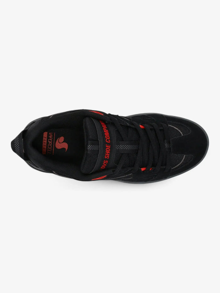Zapatillas DVS Devious 2.0 Negro Gris Rojo