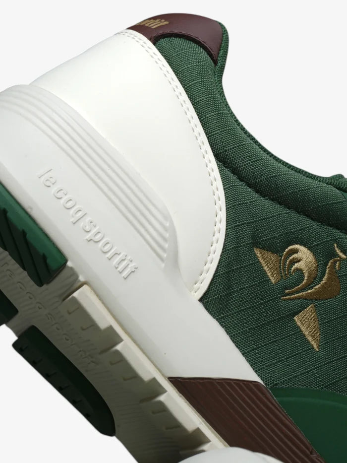 Zapatillas Le Coq Sportif Omega X Sport Verde Marrón Crudo