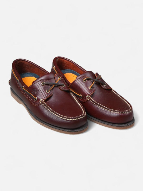 Zapatos Mocasines Timberland Classic Two Eye Nauticos Marrón