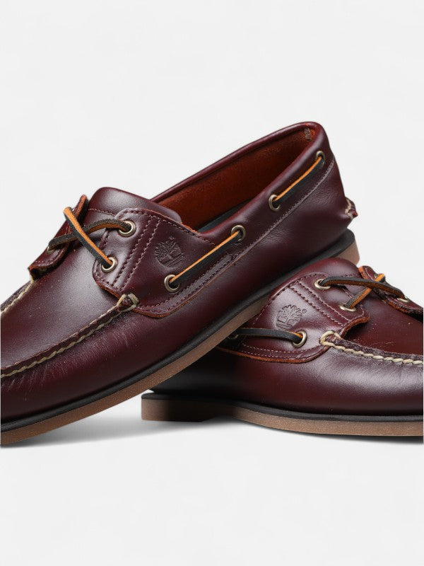 Zapatos Mocasines Timberland Classic Two Eye Nauticos Marrón