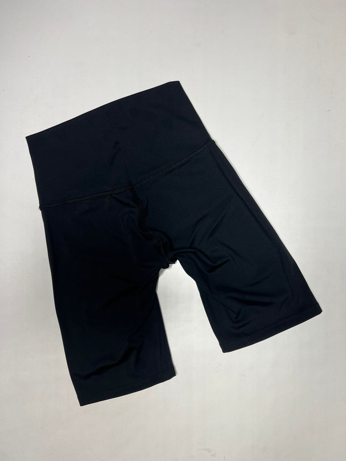 Zenana Athletic Biker Shorts Yoga Band BLACK